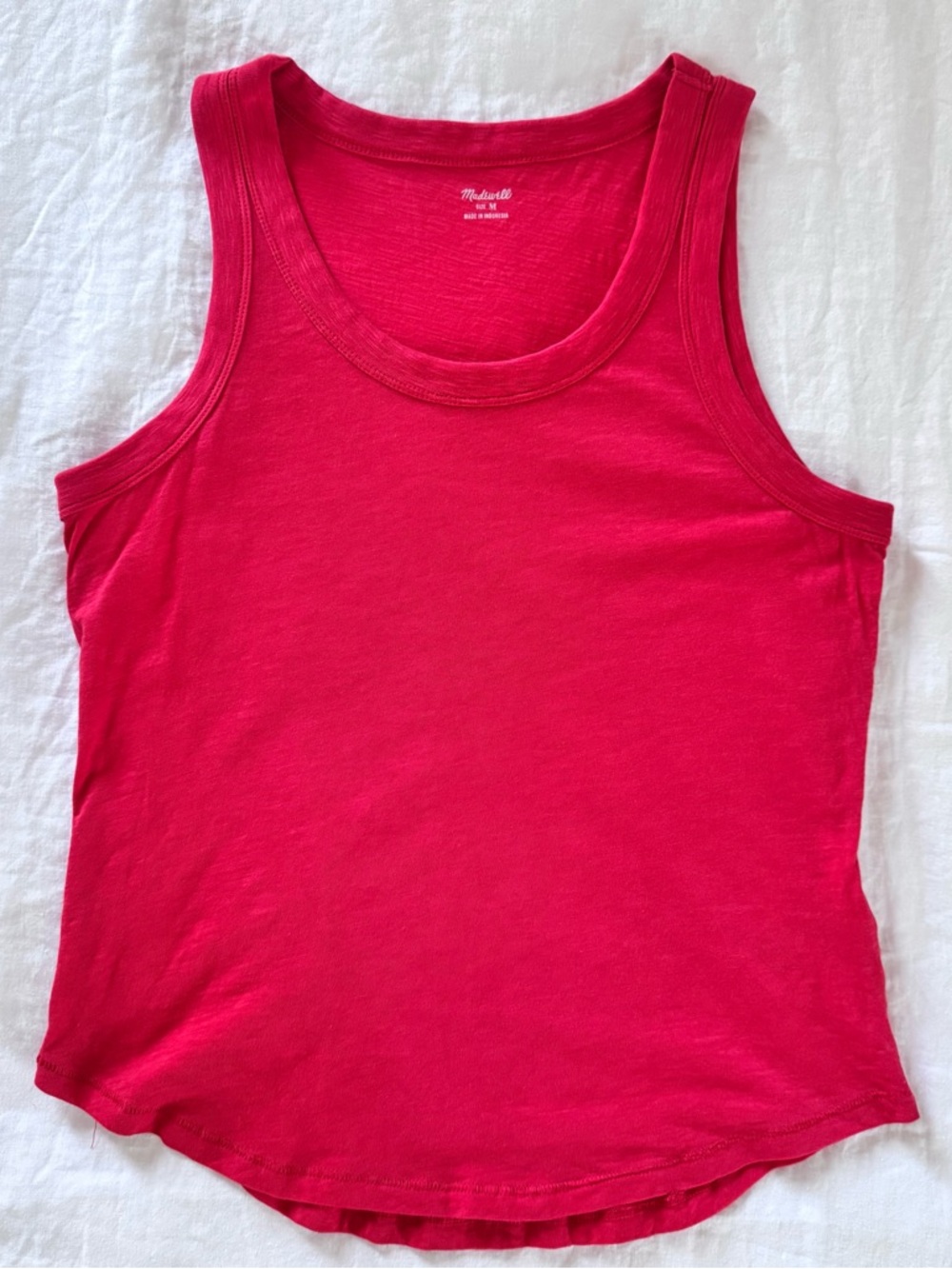 Madewell Whisper Cotton Scoopneck Tank Top